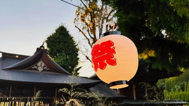 夏祭りの提灯 夏祭りの提灯の写真