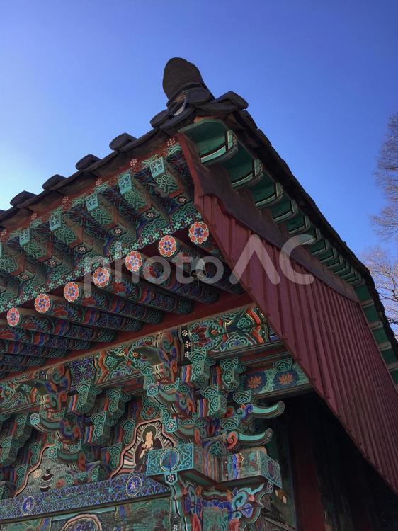 韓国の様式美（梵魚寺） 梵魚寺,범어사,ポモサの写真素材