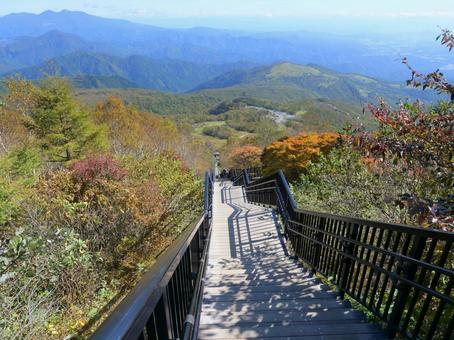 秋の霧降高原天空回廊 秋の霧降高原天空回廊 霧降高原,ハイキング,高原の写真素材