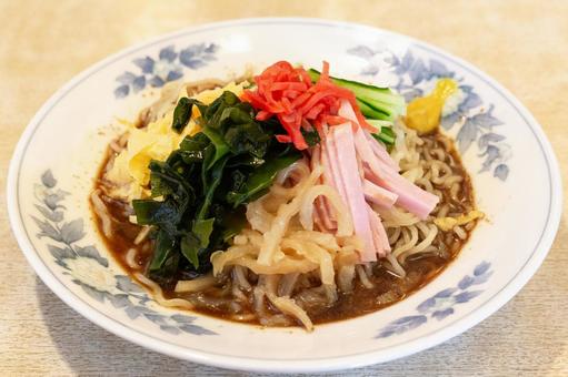 2025年晩夏今年最後に食べた冷やし中華 2025年晩夏今年最後に食べた冷やし中華 冷やし中華,夏季限定,冷たいの写真素材
