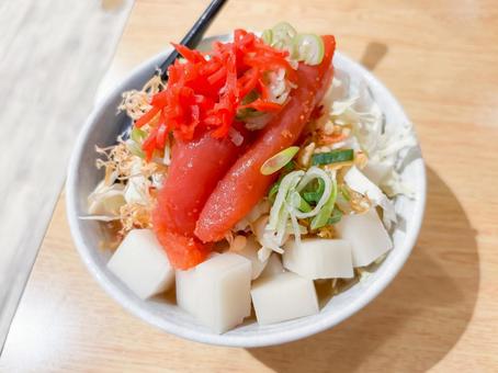 餅明太子もんじゃ焼き 餅明太子もんじゃ焼き 餅明太もんじゃ焼き,もんじゃ,明太子の写真素材
