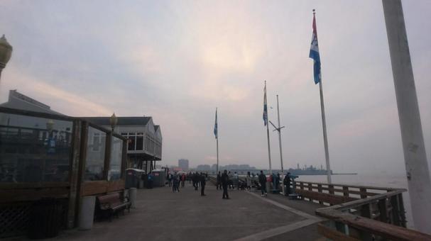 port, city, a street, flag, JPG