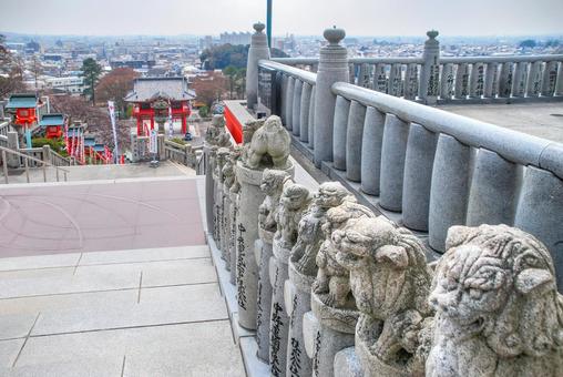 犬山成田山からの眺め（愛知） 愛知県,犬山市,犬山成田山の写真素材