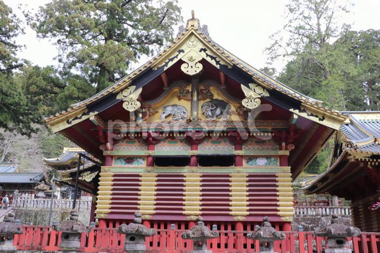 日光東照宮　三神庫の上神庫 日光東照宮,三神庫,上神庫の写真素材