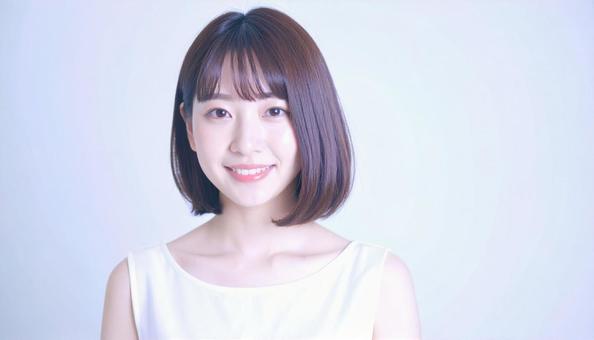 ヘアスタイルモデルの写真