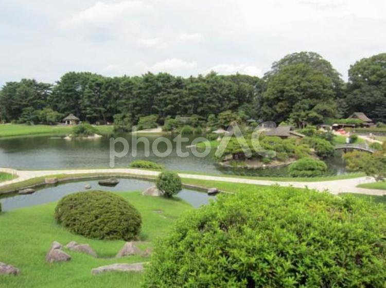 岡山の風景（岡山後楽園） 旅,旅行,観光の写真素材
