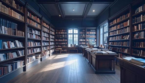 お洒落な図書館 お洒落な図書館の写真