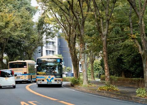 路線バス７ 路線バス,交通,バスの写真素材