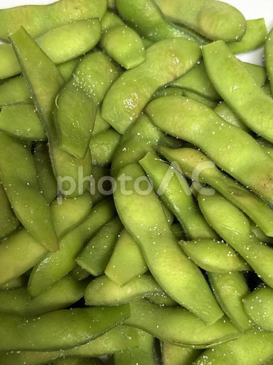 ゆでたての枝豆 枝豆,豆,酒の肴の写真素材