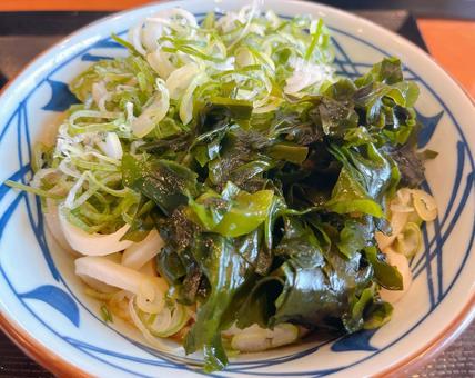 わかめねぎうどん わかめねぎうどんの写真