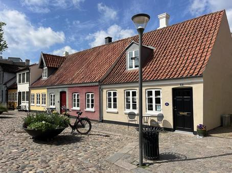 オーデンセ オーデンセ,デンマーク,北欧の写真素材