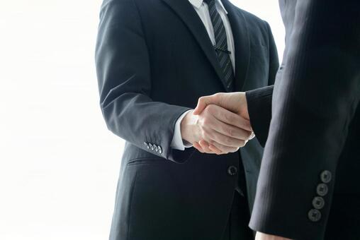 Business scene-handshake, handshake, agreement, a contract is established, JPG