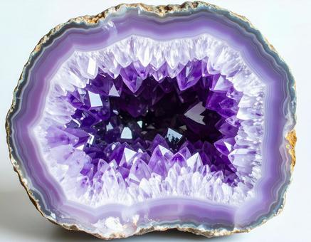 アメジスト　ジオードの写真