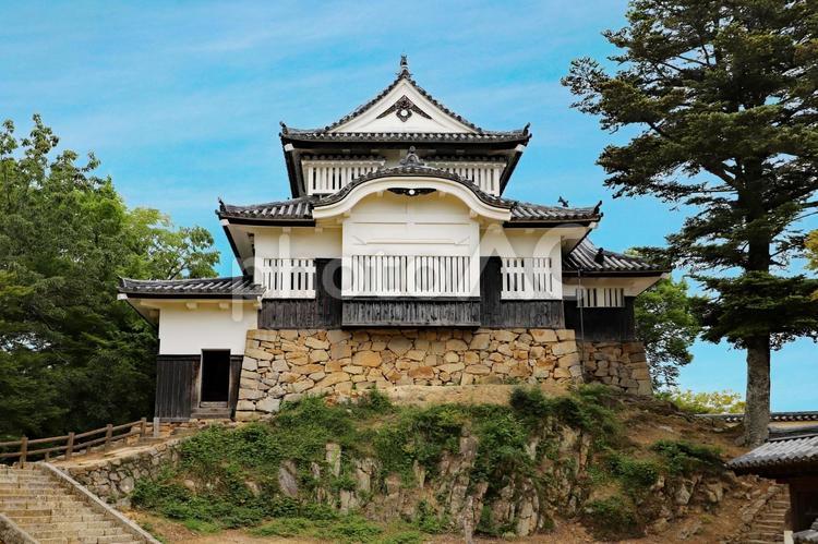現存天守 備中松山城2 備中松山城,現存天守,高梁市の写真素材
