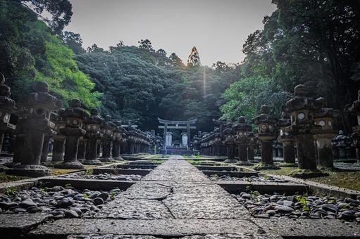 山口県　萩藩主毛利家墓所（東光寺） 萩藩主毛利家墓所,東光寺,萩の写真素材