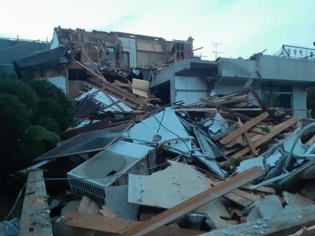 解体工事現場 解体工事現場 解体,工事,家屋の写真素材
