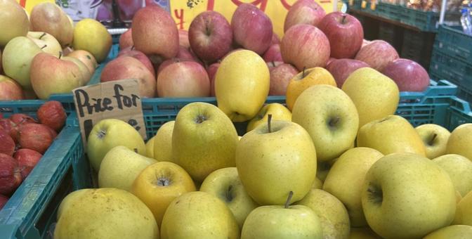 Mountain of apples, JPG