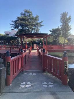 恋木神社・恋のかけはし（縦）の写真