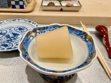 おでんの大根 おでんの大根 居酒屋,おでん,ディナーの写真素材