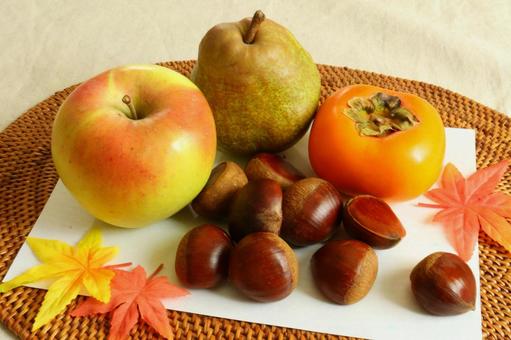 秋の味覚 フルーツ,秋の味覚,りんごの写真素材