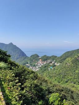 金瓜石の風景 金瓜石の風景 金瓜石,台湾,景色の写真素材