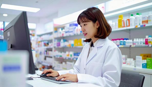 働く薬剤師 働く薬剤師の写真