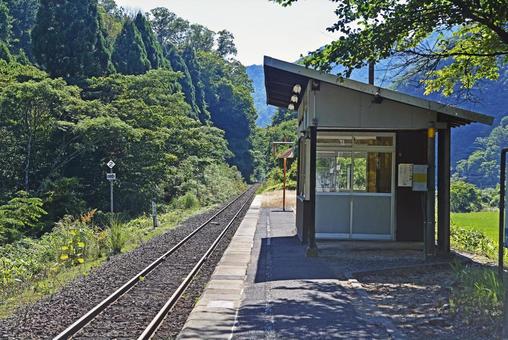 Rural Station: Chiwa Station on the Inbi Line, JPG
