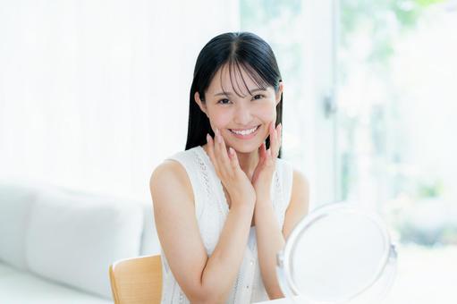 若い女性の美容イメージ 美容,ビューティー,女性の写真素材