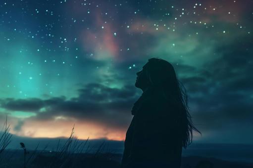 星降る夜、想いを空へ 星降る夜、想いを空への写真