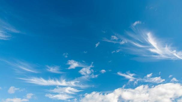 秋の空7 秋,秋空,爽やかな青空の写真素材