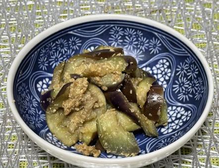 なすのごま和え なすのごま和え,なす,ごま和えの写真素材