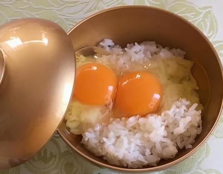 卵かけご飯 大寒の卵 卵かけご飯 大寒の卵 寒卵,大寒の卵,鶏卵の写真素材