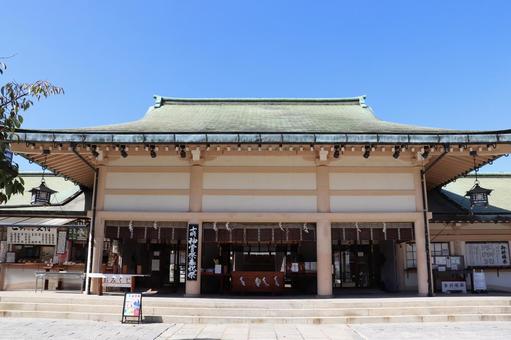 生國魂神社　拝殿 生國魂神社,拝殿,いくくにたまじんじゃの写真素材