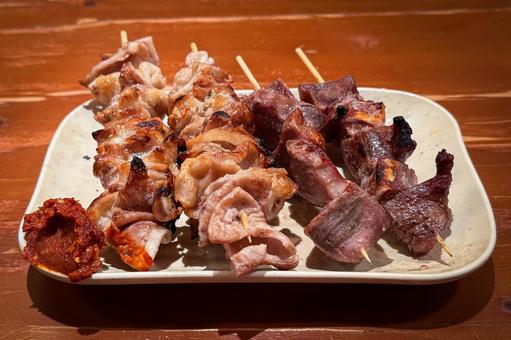 焼き鳥 焼き鳥,串焼き,居酒屋の写真素材