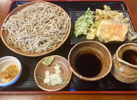 そば 天せいろ ざる蕎麦 そば 天せいろ ざる蕎麦の写真