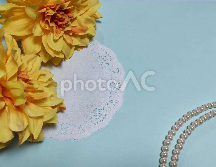 感謝の気持ち 夏,花,結婚式の写真素材