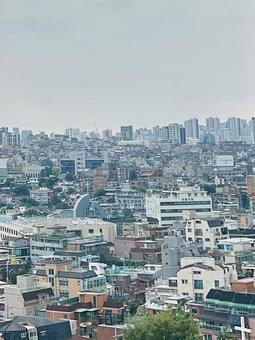 ソウルの街並みの写真