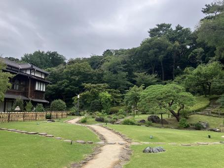 肥後細川庭園の庭園風景 肥後細川庭園の庭園風景 肥後細川庭園,肥後,細川庭園の写真素材