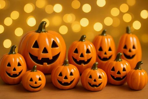 ハロウィン飾り　ジャックオーランタン 1の写真