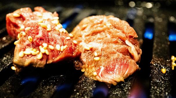 焼肉の牛ハラミ 焼肉の牛ハラミの写真