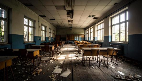 心霊スポットの廃墟 心霊スポットの廃墟の写真