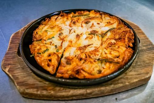韓国料理　チヂミの写真