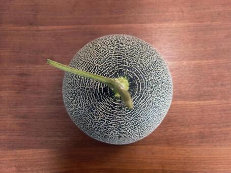 メロン上から（肥後グリーン） メロン,肥後グリーン,熊本産の写真素材