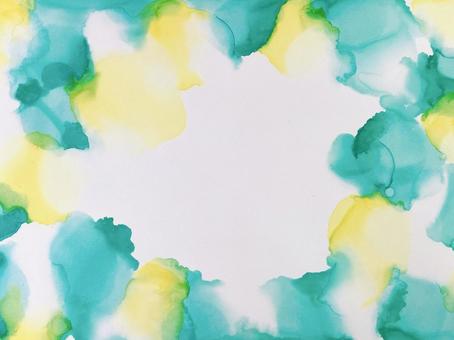 アルコールインクアート 緑 黄色 アルコールインクアート 緑 黄色 アルコールインクアート,グリーン,緑の写真素材