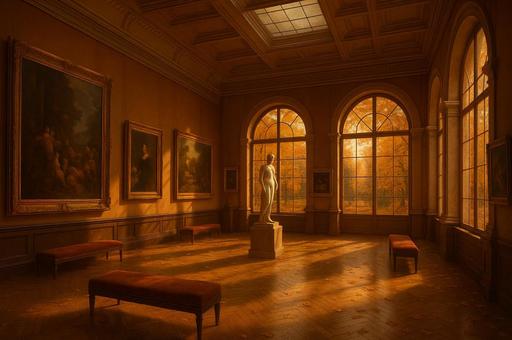 秋の美術館 秋の美術館の写真