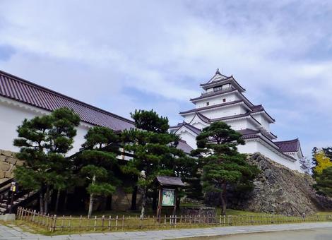 <福島県>鶴ヶ城 <福島県>鶴ヶ城の写真