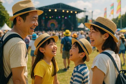 家族で楽しむ夏フェス 家族で楽しむ夏フェスの写真