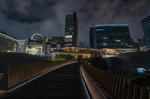 都市夜景 都市夜景 都市夜景,夜景,大阪の写真素材