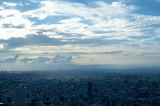 サンシャイン60展望室からの風景 サンシャイン60,サンシャイン,展望室の写真素材