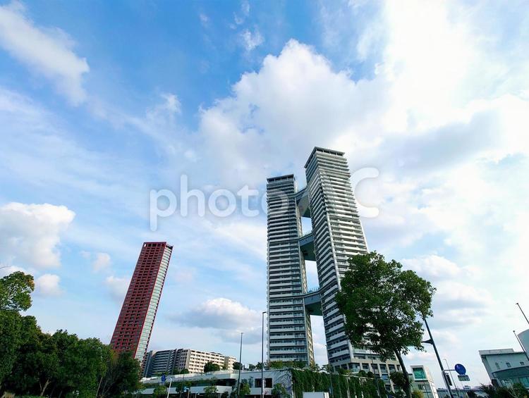 福岡アイランドシティ「高層マンション群」 アイランドシティ,高層マンション,超高層タワーの写真素材